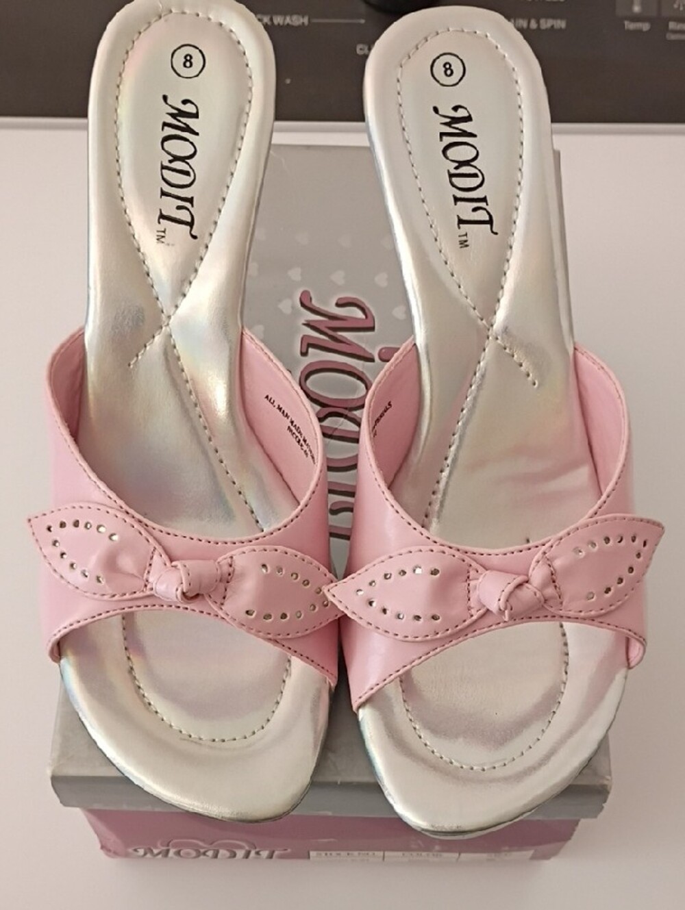 2000s Women's Pink Clear Heeled Sandals💕